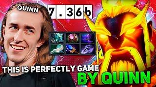 QUINN plays IMBA DOTA 2! | QUINN EMBER SPIRIT in NEW PATCH 7.36!