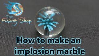 FLAMEWORKING TUTORIAL - The Fusing Shop How to Make a Dot Implosion Marble