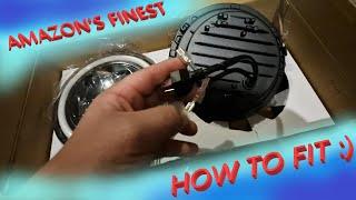 #AMAZONS FINEST | HOW TO FIT NEW HEADLIGHTS | #VTEC #MINI #HEADLIGHTS | CLASSIC MINI #HOWTO