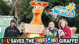 SML SAVES THE TOYS R US GIRAFFE!