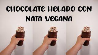 Bebidas frías: CHOCOLATE HELADO con NATA VEGANA  #shorts  | MARTA ATRAM