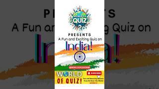 India Quiz! 3 Seconds to answer. Test your knowledge on India! #india #indiaquiz #madeinindia