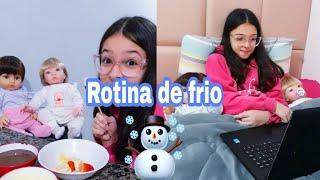 Rotina de frio com minhas bebês reborns