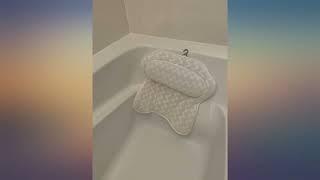 Bath Haven Bath Pillow Bathtub Pillow Back Neck Support Pillow, Spa Cushion for review