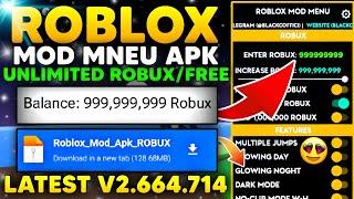 NEW UPDATE ! Roblox Mod Menu APK V2.664.714 - Unlimited Robux & New Features | Roblox MOD MENU 2025