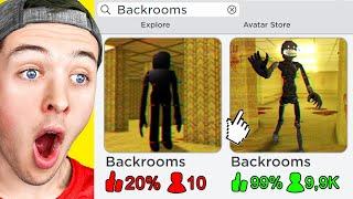 Testing WORST vs BEST BACKROOMS in ROBLOX!