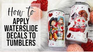 How to Apply Waterslide Decals to Tumblers