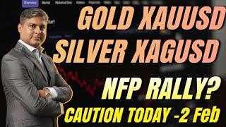 NFP Data Live Gold XAUUSD Price Prediction & Silver Price Forecast Today | Gold Analysis Today 2 Feb