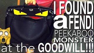 I FOUND A FENDI PEEKABOO AT THE THRIFT!!! AND ALMOST BOUGHT IT...