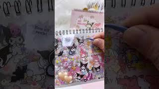 ASMR decorating with stickers DIY sticker #kitty #stickers #asmrpaper