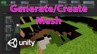 How to Generate/Create Mesh with Unity-Bolt Tutorial (Visual Scripting)