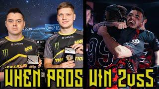 When CS:GO Pro Players Win 2v5..