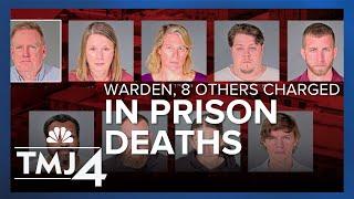 Wisconsin warden, 8 staff members charged following probes into inmate deaths