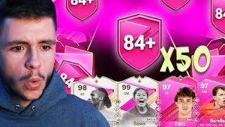 I OPENED 50 84x10 UPGRADE PACKS FOR THE FUTTIES TEAM 4 PROMO!! - EA FC 24 ULTIMATE TEAM