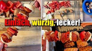  Perfekte Grillspieße – Einfaches Rezept mit leckerer Marinade! 