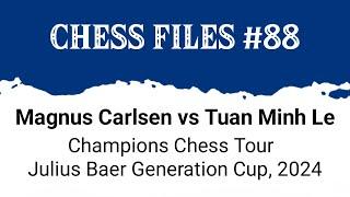 Magnus Carlsen vs Tuan Minh Le • Champions Chess Tour | Julius Baer Generation Cup, 2024