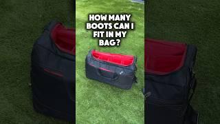 How many football boots fit in my bag? #footballboots #soccercleats #shorts