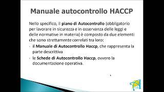 Manuale di Autocontrollo HACCP