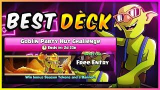 GOBLIN PARTY HUT CHALLENGE in CLASH ROYALE!