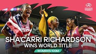 Sha'Carri Richardson blazes to 100m gold   | World Athletics Championships Budapest 23
