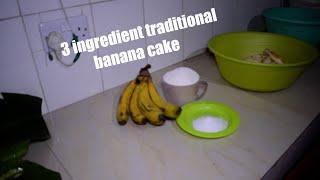 TRADITIONAL BANANA CAKE RECIPE