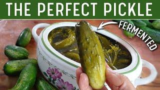 FERMENTED PICKLES - The Best Old Fashioned Dill Pickle Recipe! (No Rambling)