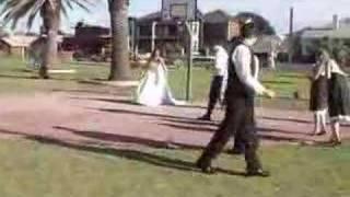 wedding day dunked on wife