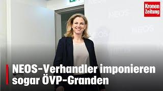 NEOS-Verhandler imponieren sogar ÖVP-Granden | krone.tv NEWS