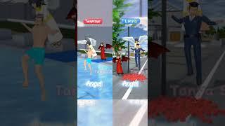 Compilations Mio Yuta Best Angel Vs Devil ( deyang gatal gatal sa )  #sakuraschoolsimulator #shorts
