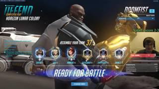 Overwatch Rank 1 Doomfist Chipsa Showing His Gameplay Tricks