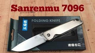 Sanrenmu 7096 Framelock Knife 12C27 Sandvik Blade   Slender easy carry budget user !
