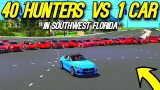 40 Hunters Vs 1 Car In Southwest Florida!