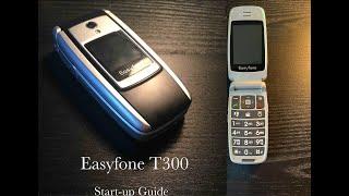 Easyfone Chaperon-T300: Easyfone T300: Flip Phone: Initial Startup Tour