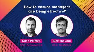 How To Ensure Managers are Being Effective - Giles Palmer [SaaStock How-to Series]