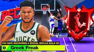 GIANNIS ANTETOKOUNMPO BUILD is a MONSTER to REC PLAYERS in NBA 2K25!