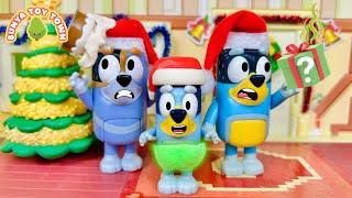 Baby Bluey's Spooky Christmas Nappy | Bluey Pretend Play Stories