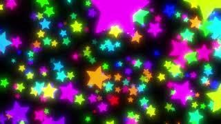 [4K-60fps]⭐6 Hour Loop  Motion graphics background with shining stars flowing in front ⭐