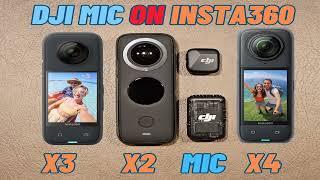 How to connect a DJI MIC MINI / DJI MIC 2 to any insta360 X2 X3 X4