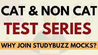 Test series for CAT & Non CAT exams launched | Why join StudyBUZZ mocks? Check Details!