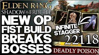 Shadow of the Erdtree - New OP INFINITE Poise Damage Crit Combo - Best Build Guide - Elden Ring DLC!