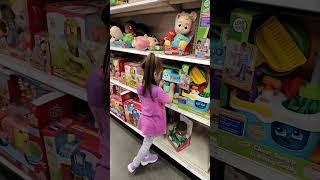 Amazing Cute 4-Year-Old Girl Finds the Best Toy Deals at Target #ytshorts #shorts #target #toys