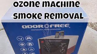 Ozone machine for smoke scent removal