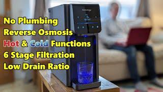 Waterdrop A1 Countertop Reverse Osmosis System, (unboxing, review, plus how to use)