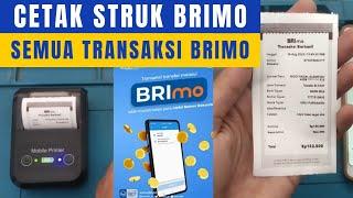 CARA CETAK STRUK BRIMO TERBARU PAKAI PRINTER BLUETOOTH