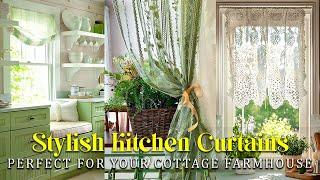 50+ BEST KITCHEN CURTAIN Ideas for a Cozy Small Cottage Farmhouse