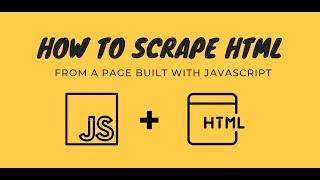 How to get HTML content of a page built with Javascript?