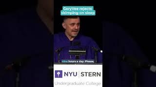 GaryVee Rejects Skimping on Sleep in Graduation Speech 2024