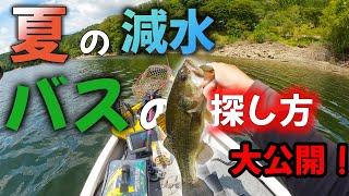 【バス釣り】減水時の魚探し思考法【ルアー】【釣り方】