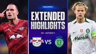RB Leipzig vs. Sporting CP: Extended Highlights | UCL League Phase MD 7 | CBS Sports Golazo