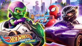 Epic RacerVerse Showdown with Marvel Super Hero Cars! + More Cartoon Videos for Kids